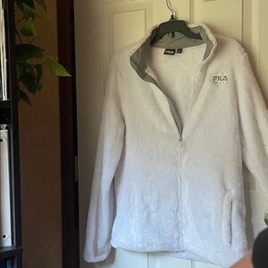 Fila Soft White Zip-Up Jacket 💙🥶